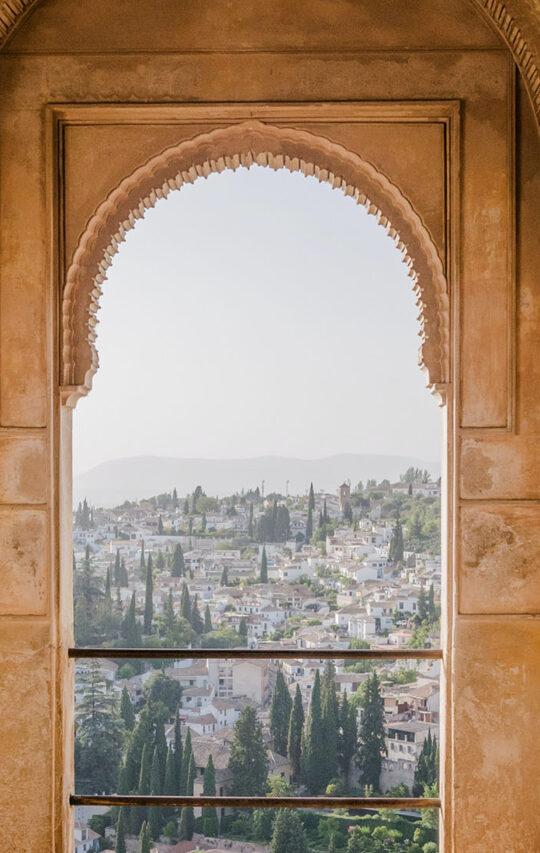 Door detail in Granada, Spain