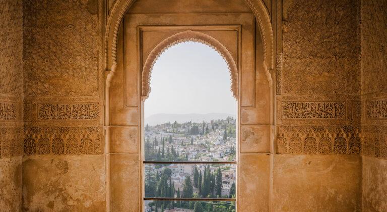 Door detail in Granada, Spain
