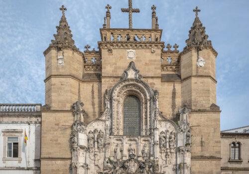 santa cruz church and monastery coimbra portugal