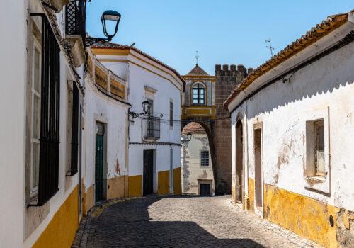 Streets in Elvas, Portugal